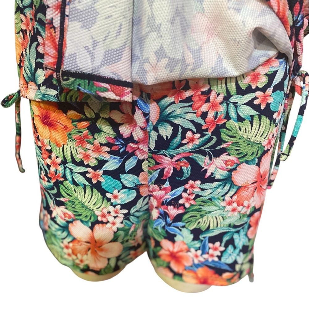 Tommy Bahama Island Cays Flora Romper in Mare Navy - Picture 4 of 9